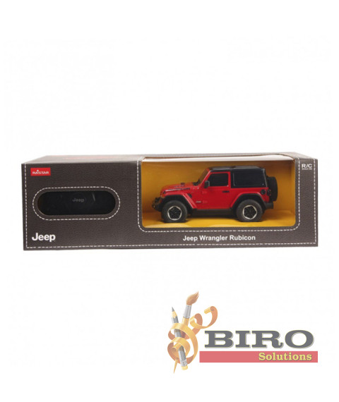 RS Masina cu telecomanda RASTAR 1:24 JEEP Wrangler JL, rosie